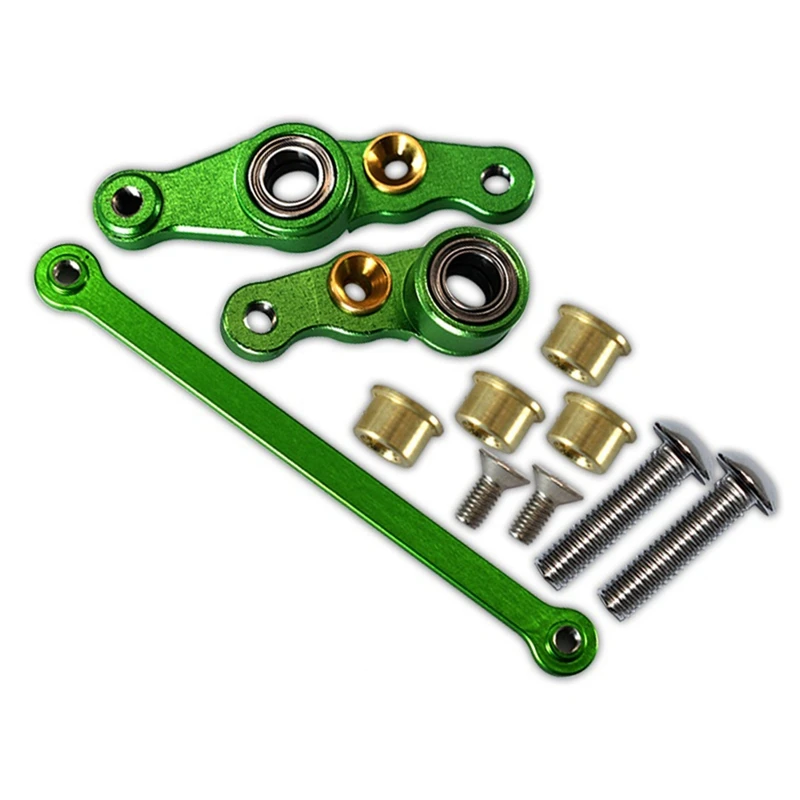Componenti Dello Sterzo In Metallo Gruppo Sterzo Per Tamiya Df01 Ta01 Ta02 M1025 Hummer Rc Aggiornamenti Per Auto Accessori Per Parti