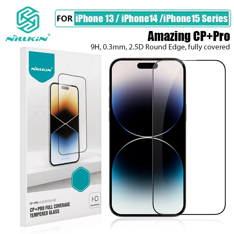 Per Iphone 15 Pro Max Screen Protector Nillkin Cp + Pro /H + Pro Vetro Temperato Per Iphone 14 Pro Max/Per Iphone 13 Pro Max