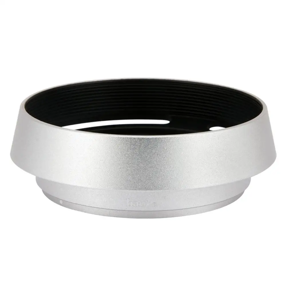 Haoge Hg-Lh-Zv12 Rotondo Di Metallo Lens Hood Per Carl Zeiss C Biogon T * 4.5/21 21 Millimetri F4.5 Zm, 2.8/25 25 Millimetri F2.8 Zm Lente Argento