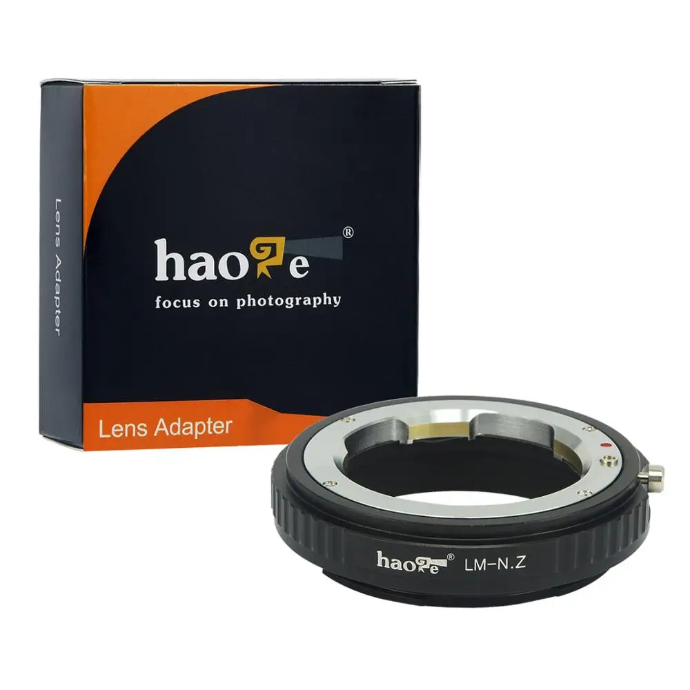 Adattatore Per Innesto Obiettivo Manuale Haoge Per Leica M Lm, Zeiss Zm, Obiettivo Vm Voigtlander Per Fotocamera Nikon Z Mount
