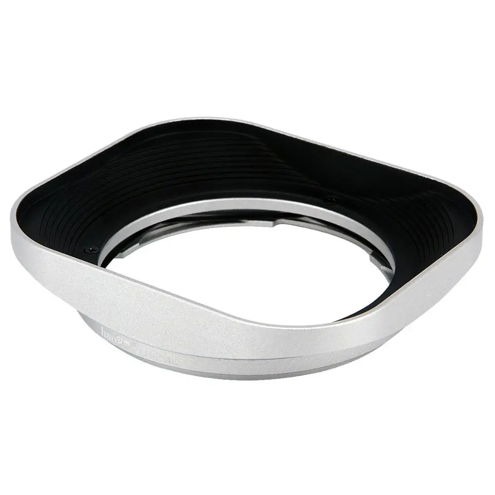 Haoge Hg-Lh-Zv06 Piazza Lens Hood Metallo Per Carl Zeiss Distagon T * 2.8/21 21 Millimetri F2.8 Zm, C Sonnar 1.5/50 50 Millimetri F1.5 Zm Lente Argent