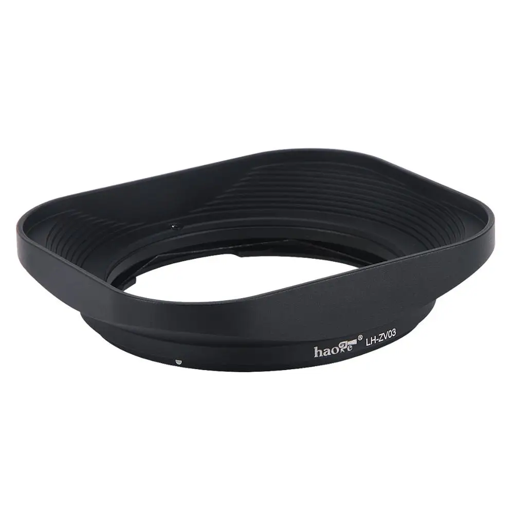 Haoge Hg-Lh-Zv03 Piazza Lens Hood Metallo Per Carl Zeiss Distagon T * 2.8/21 21 Millimetri F2.8 Zm, C Sonnar T * 1.5/50 50 Millimetri F1.5 Zm Lens Ner