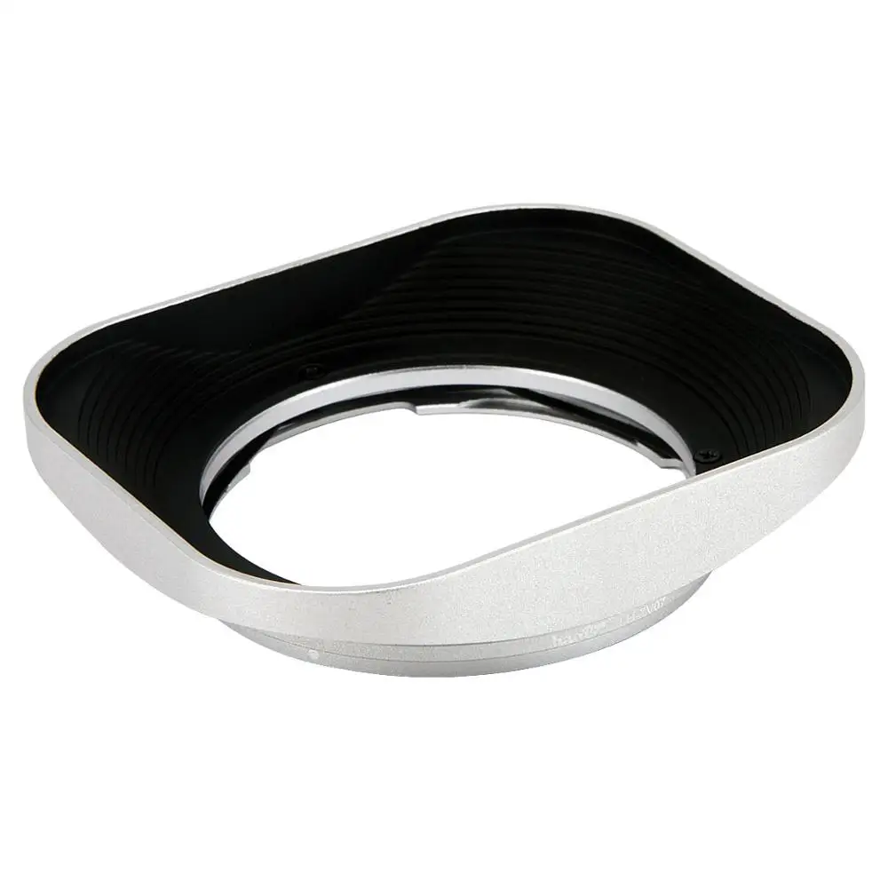 Haoge Hg-Lh-Zv07 Piazza Lens Hood Metallo Per Carl Zeiss Biogon T * 2/35 35 Millimetri F2 Zm, C Biogon 2.8/35 35 Millimetri F2.8 Zm Lente Argento