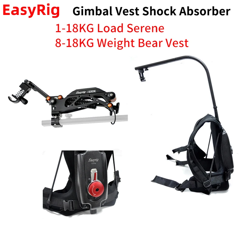 Bilate Easyrig 8-18Kg Supporto Per Carico Gilet Cardanico Kit Braccio Ammortizzatore Per Dji Rs 2/Rsc 2 Ronin Rs2 Per Rs 3 / Rs 3 Mini