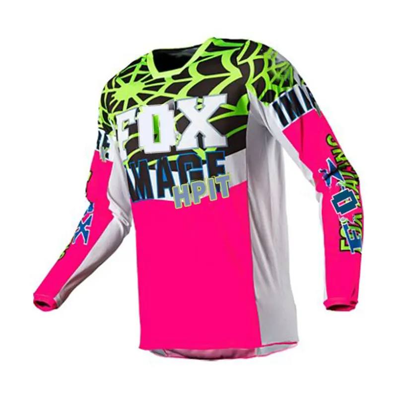 2021 Hpit Fox Camouflage Motocross Jersey Mtb Off Road Mountain Bike Downhill Jersey Mx Bmx Ciclismo Jersey Enduro Felpa