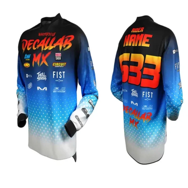 2024 Team Custom Moto Bmx Enduro Motocross Jersey Mtb Downhill Jersey Ciclismo Mountain Moto Bike Camiseta Enduro Mtb