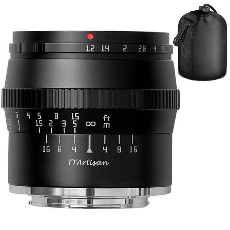 Ttartisan 50Mm F1.2 Aps-C Lente Di Messa A Fuoco Manuale Ad Ampia Apertura Per Sony Fuji Canon Nikon Leica Panasonic