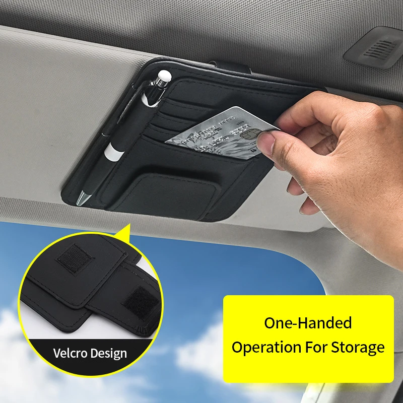 Organizer Per Visiera Parasole Per Auto Accessori Interni Multitasche Per Smart Fortwo Tucson Opel Vivaro Astra H Prada Bag Daf