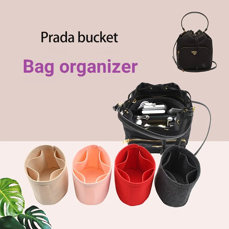 1948 Inserto Organizer Per Borse Morbido E Leggero Per Prada Duet Re-Nylon Bucket Organizer Divisore Shaper Protector Scomparto Interno