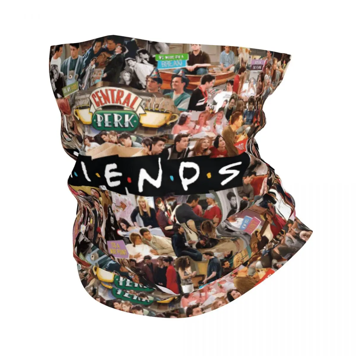 Friends Tv Show Bandana Neck Ghetta Stampato American Rachel Balaclavas Mask Sciarpa Warm Cycling Fishing Uomo Donna Adulto Antivento