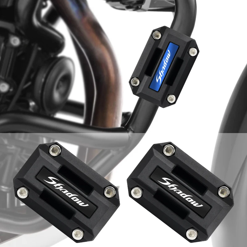 2Pcs Blocco Paraurti Motore Moto Blocco Protezione Motore Crash Bar Per Honda Steed Shadow 400 600 Vlx400 Vlx600 Vt400C