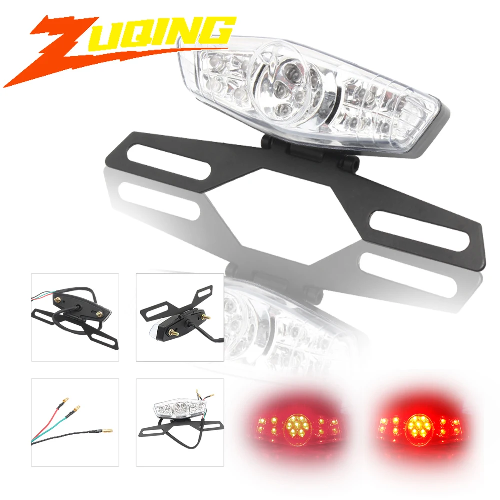 New Motorcycle Rear Lights Blinker Moto Stop Signal Light For Motorcycle Yamaha Yzf R125 Honda Shadow Vt600 Led Tail Light