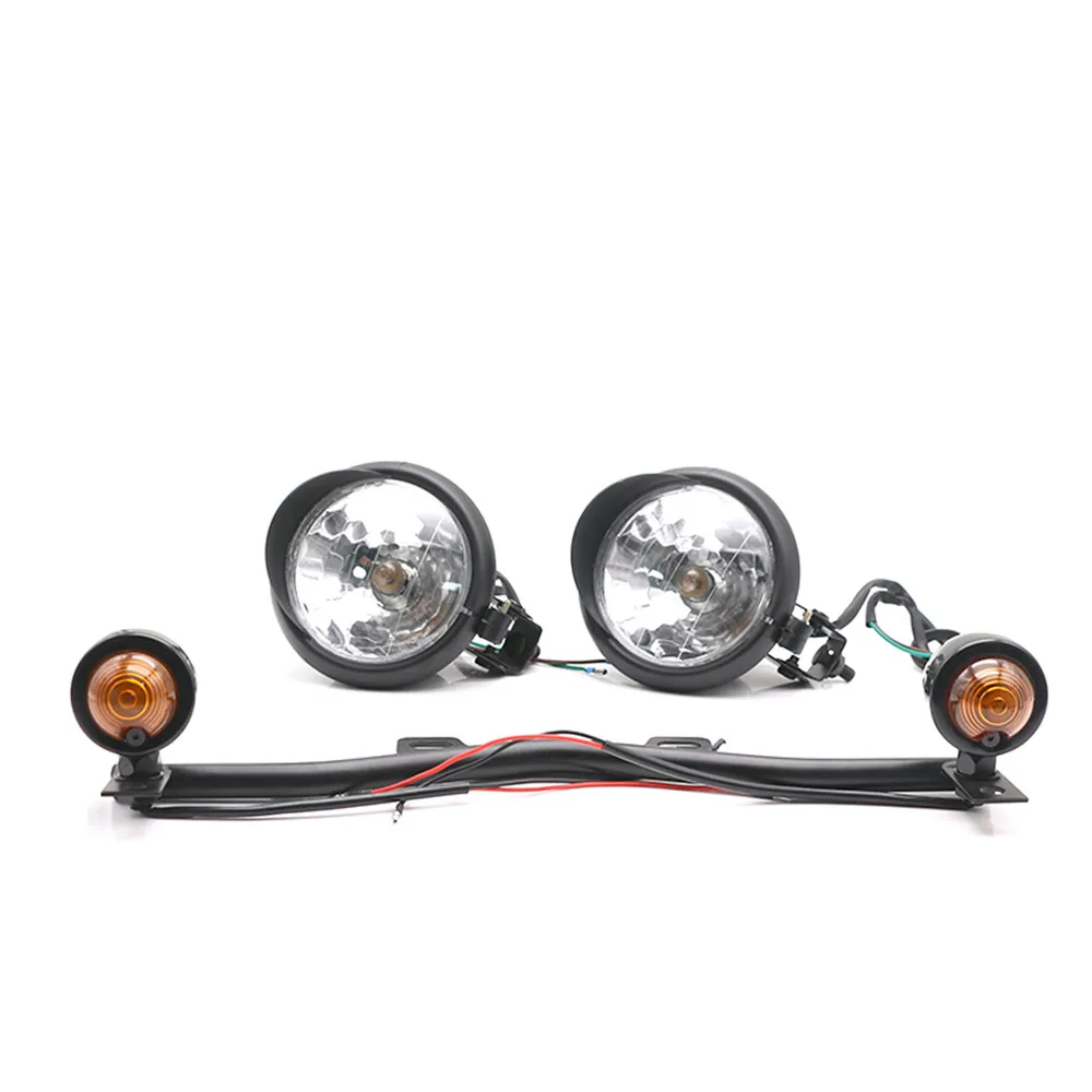 Indicatori Di Direzione Passanti Barra Fendinebbia Per Kawasaki Vulcan Vn 800 900 1500 1600 1700/Honda Shadow Ace Spirit Vt750 Vt1100 Tx 1300 C