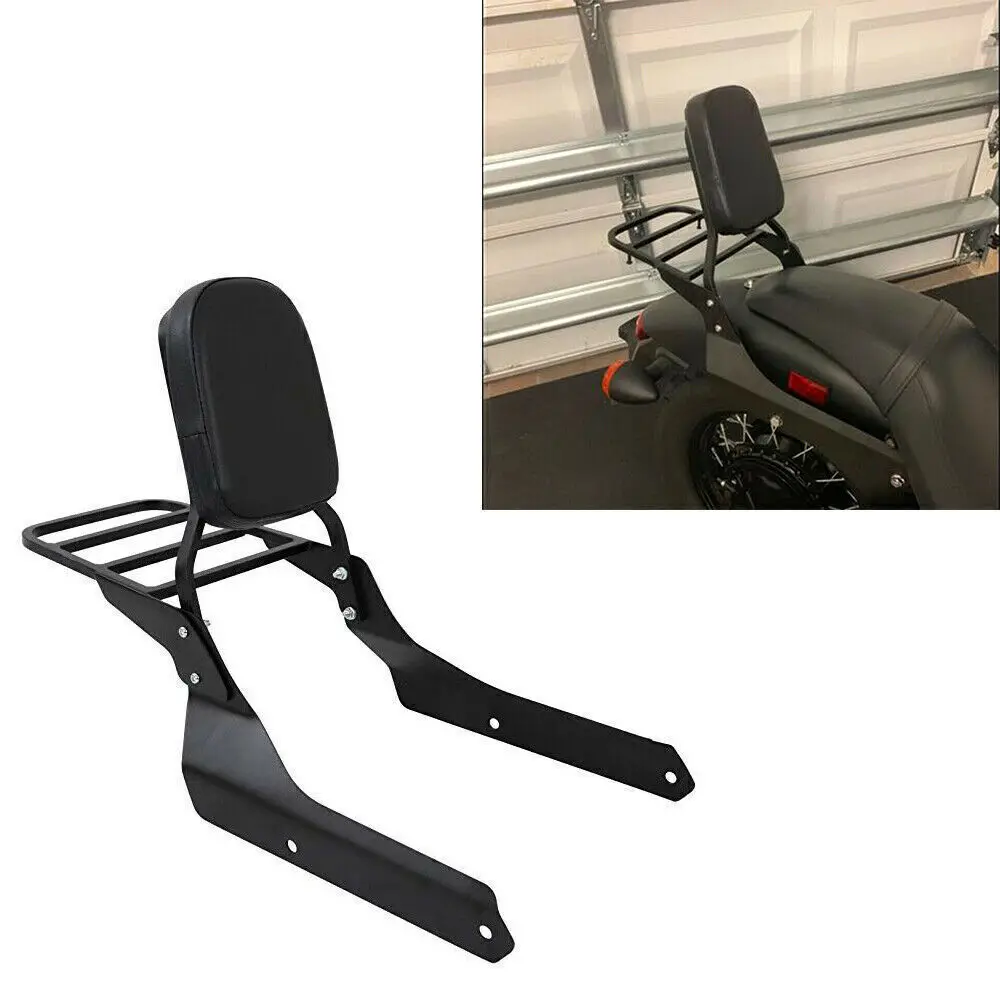 Schienale Moto Sissy Bar + Portapacchi Per Honda Shadow Phantom 750 Vt750C2B 2010-2015, Shadow Spirit 750 Vt750C2 2007-2014