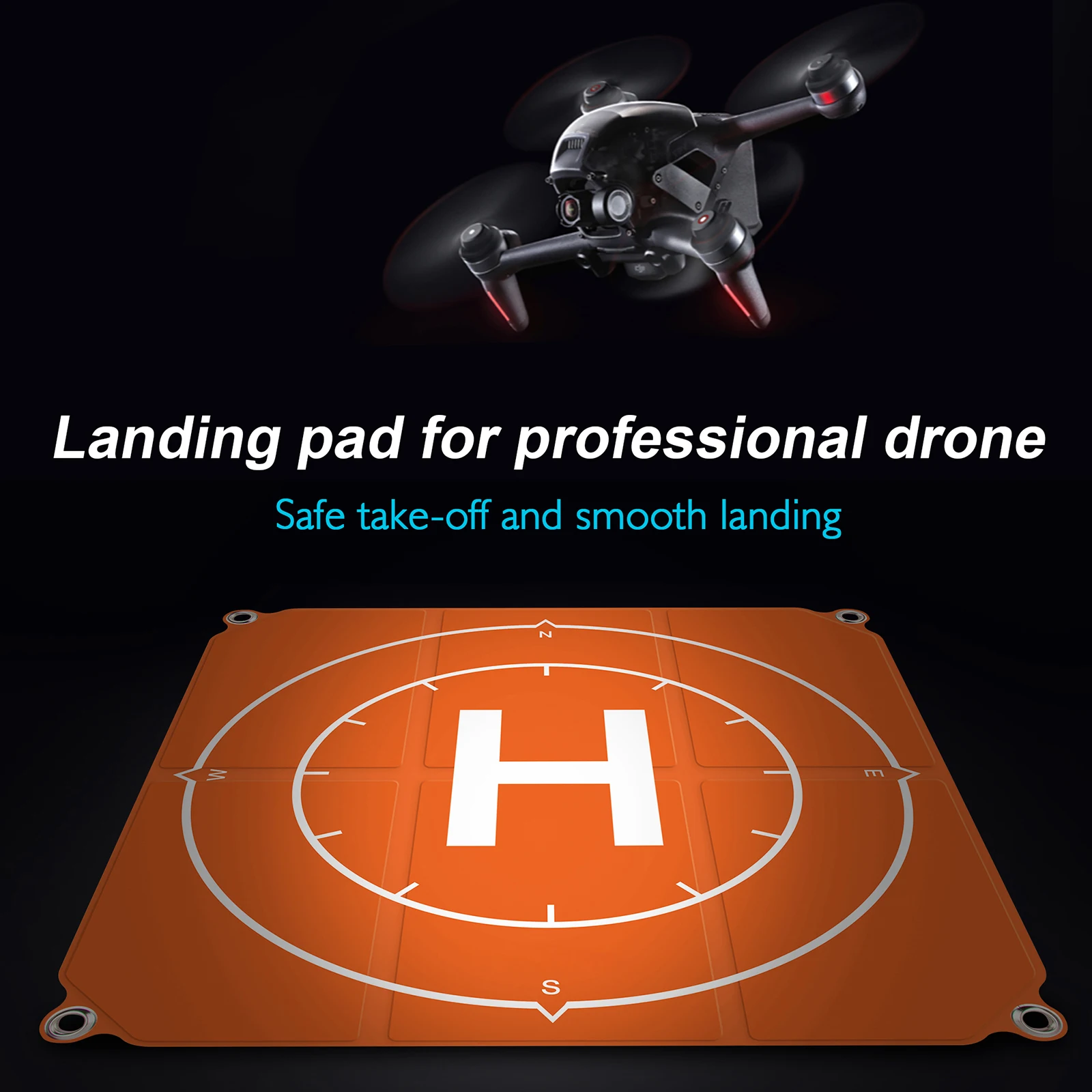 Pieghevole Drone Landing Pad Waterpoof 50Cm Dual-Face Dual-Color Per Dji Air 2/Mini 3/Mavic 3 Pro Accessori Per Droni