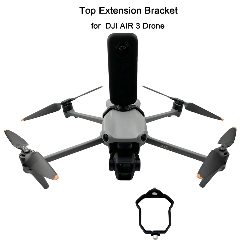 Adattatore Per Fotocamera Panoramica Per Dji Air 3 Adattatore Per Montaggio Connettore Superiore Drone Per Accessori Drone Gopro Action Camera