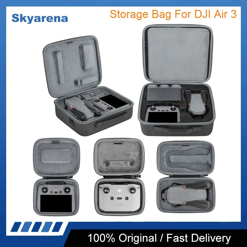 Per Dji Air 3 Storage Bag Dji Rc Remote Controller Case Custodia Portatile Per Il Trasporto Borsa Smart Controller Accessori