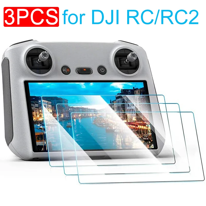 1/3Pcs Hd Vetro Temperato Per Dji Mini 3 Pro Rc Rc2 Pellicola Protettiva Per Telecomando Per Accessori Dji Air 3 Rc2