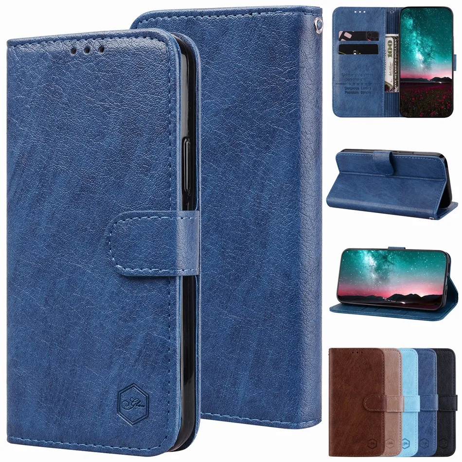 Custodia Per Telefono Vintage Monocolore Per Nokia 6.3 G10 G11 G21 G20 Custodia Per Portafoglio Donna Uomo Skin V29F