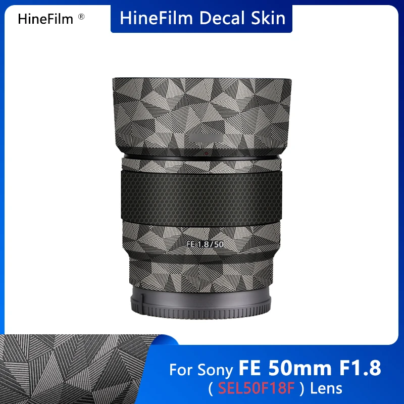Sony50 1.8 / 50 1.8 Lens Vinyl Decal Skin Anti Scratch Wrap Cover Per Sony Fe 50Mm F1.8 (Sel50F18F) Pellicola Adesiva Per Lenti