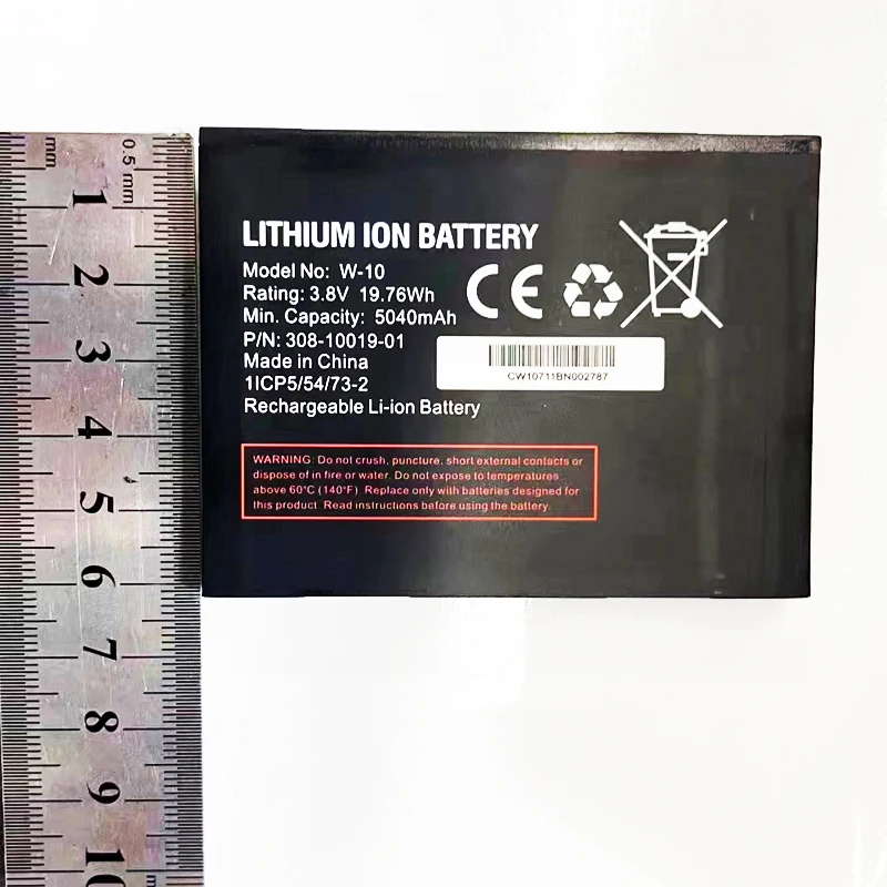 Batteria Ricaricabile 5040Mah W-10 Per Router Wireless Netgear Nighthawk M2 Mr2100
