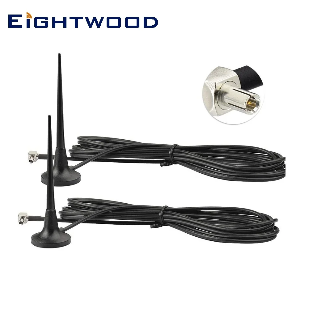 Ightwood 4G Lte Ts9 Antenna Maschio Base Magnetica Compatibile Con At&T Verizon Netgear T-Mobile Router Hotspot Mobile Confezione Da 2