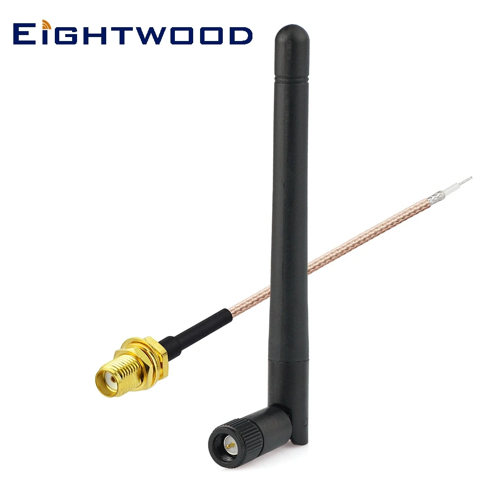 Antenna Gsm Da Otto Pezzi Antenna Sma Maschio Per D-Link At&T Netgear Banda Larga Linksys Router Wireless Cisco + Sma Pigtail Rg178 6 Pollici