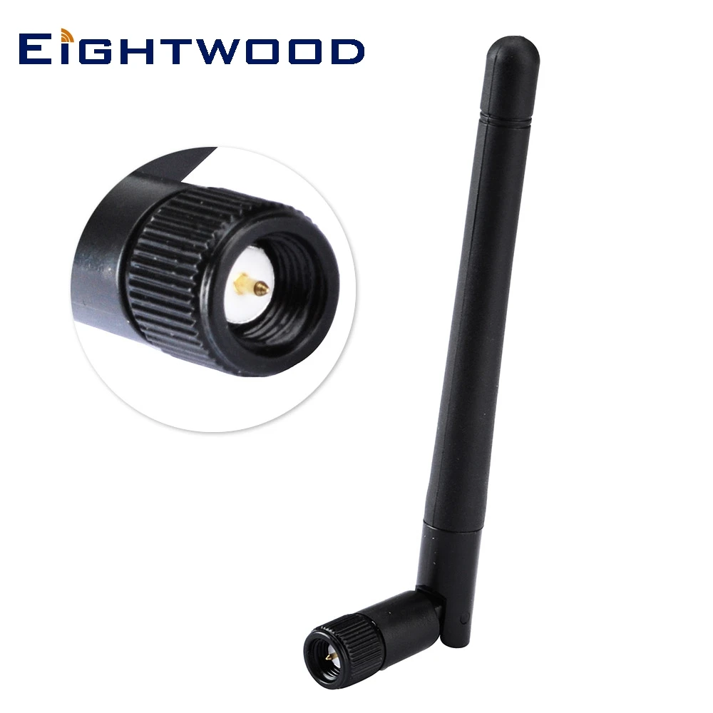 Antenna Eightwood 10Pcs Gsm/Gprs Antenna 880-1990Mhz Sma Maschio Per D-Link At&T Netgear Broadband Linksys Router Wireless Cisco