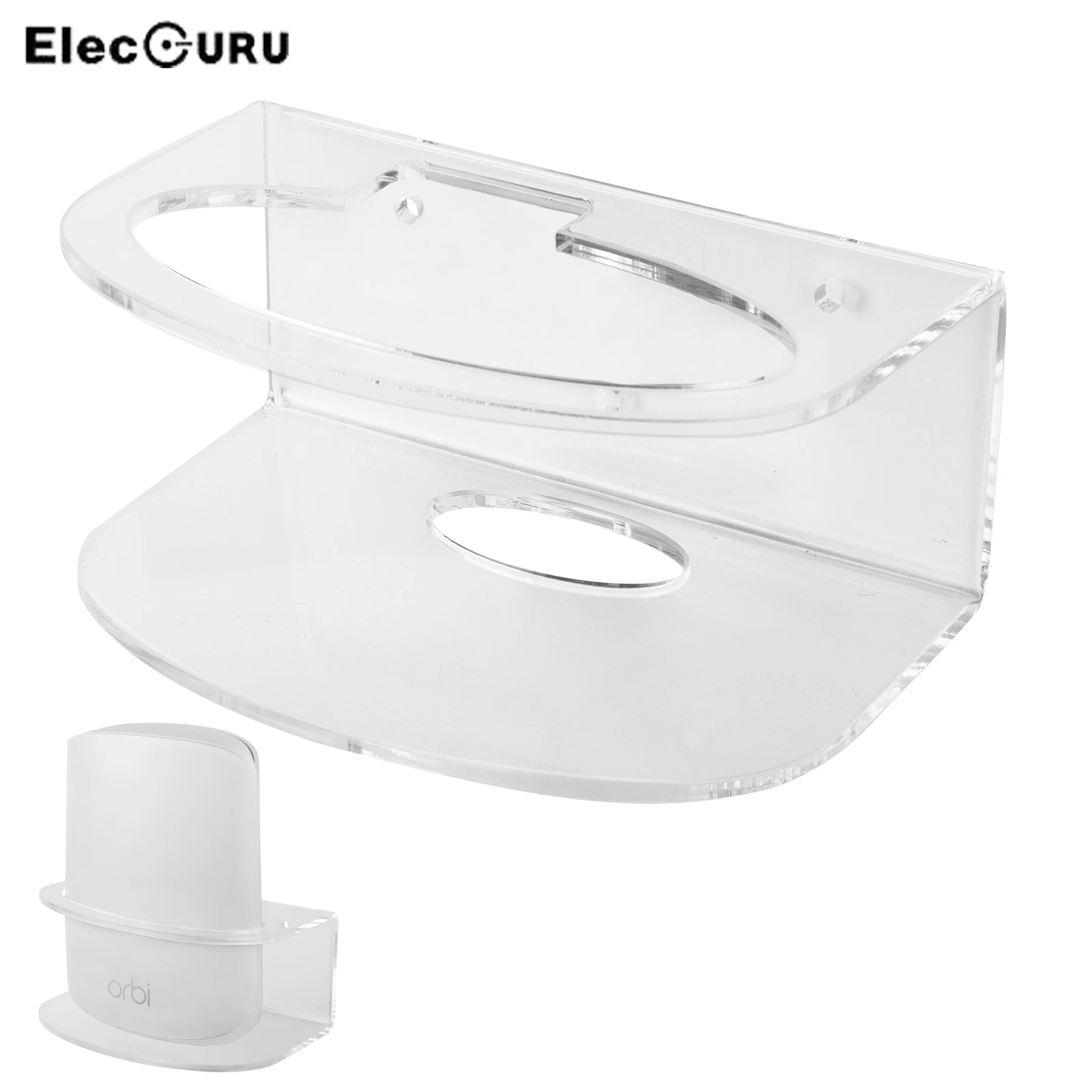 Supporto A Parete Per Netgear Orbi Dual Band Mesh Wifi Rbk351/Rbk352/Rbk353, Staffa Di Supporto In Acrilico Per Mensola Del Router Wifi