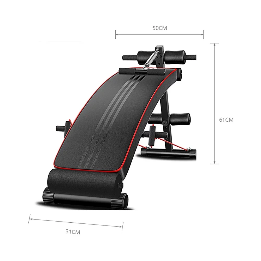 Pieghevole Regolabile Sit Up Bench Ab Flat Training Crunch Board Esercizio Fitness Home Gym Training Muscle