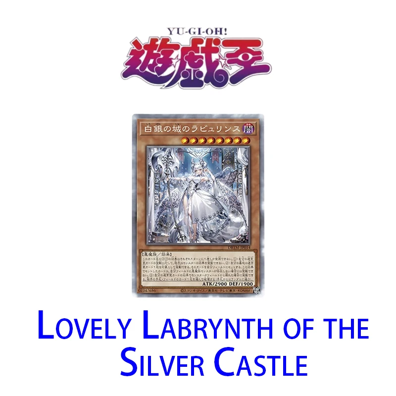 Fai Da Te 1 Pz/Set Yu-Gi-Oh! Personaggi Anime Lovely Labrynth Of The Silver Castle Board Game Card Toys Collection Card Regalo Di Natale