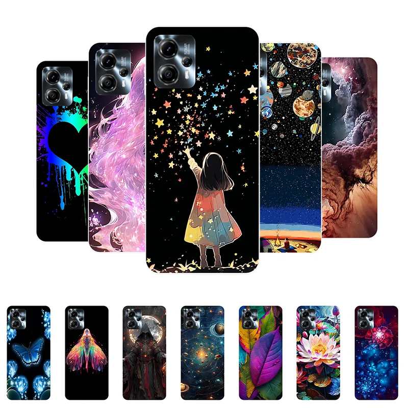 Custodia Per Motorola G13 Cover Moto G13 Custodia In Silicone Soft Fashion Girl Flower Cover Posteriore Per Motorola Moto G13 G 13 Custodia Per Telefo