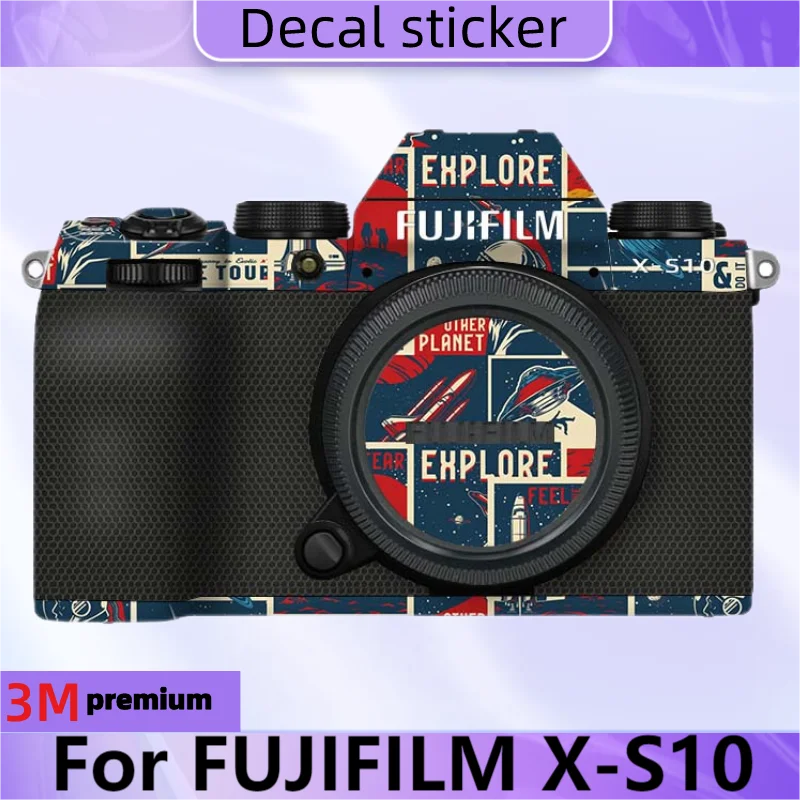 Per Fujifilm X-S10 Adesivo Per Fotocamera Decalcomania Protettiva In Vinile Pellicola Protettiva Antigraffio Xs10 X S10