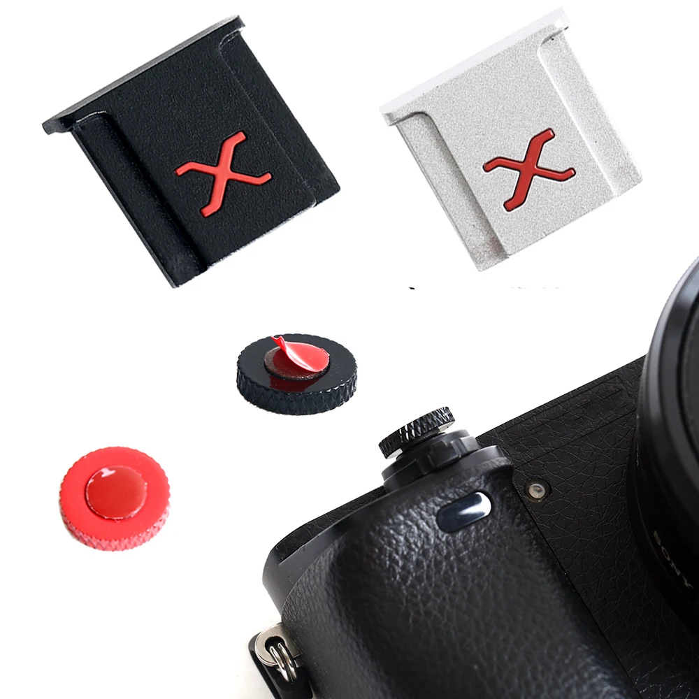 Copertura Della Scarpa Calda & Pulsante Di Rilascio Dell'Otturatore Per Fujifilm X-T100 X-A7 Di X-H1 X-A20 X-A10 X-A5 X-T1 Di Xs10 X-A2 X-A1 Gfx 50Rs