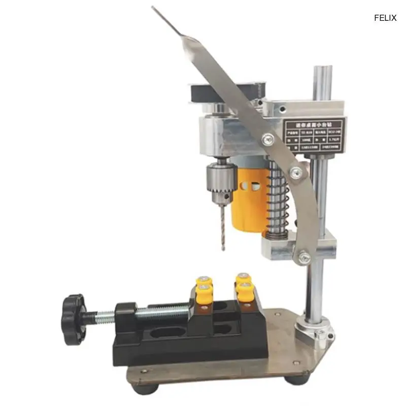 Nuovo 180W Mini Bench Bohrer Stand Chuck 0.6 -6Mm Micro Bohren Maschine Elektrische Haushalts Bohrer Fai Da Te Loch Puncher