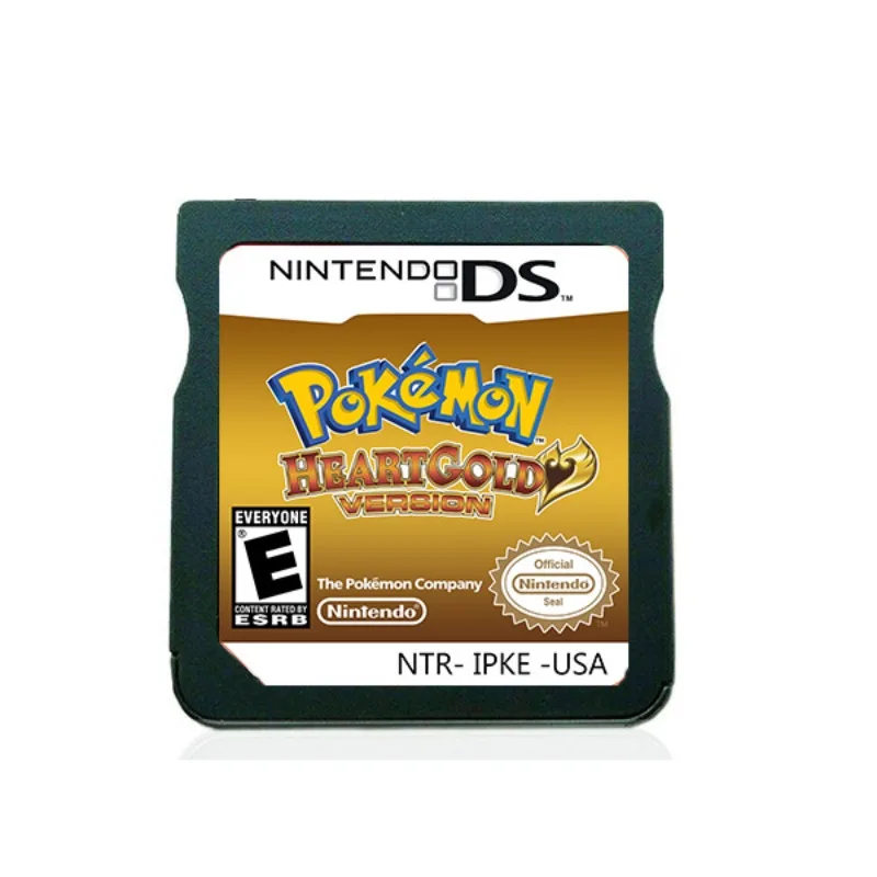 Nds Game Box Console Per Videogiochi Scheda Pokemon Series Gold Heart Silver Soul Gold/Silver/Platinum/3-In-1 Videogioco Versione Usa