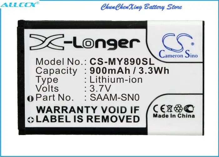 Cameron Sino 900Mah Batteria Saam-Sn0,Mp-U-2,Saam-Sn1,Bl-4V Per Myphone 3350, Per Sagem Ot860,Ot890, Per Vertu Ascent