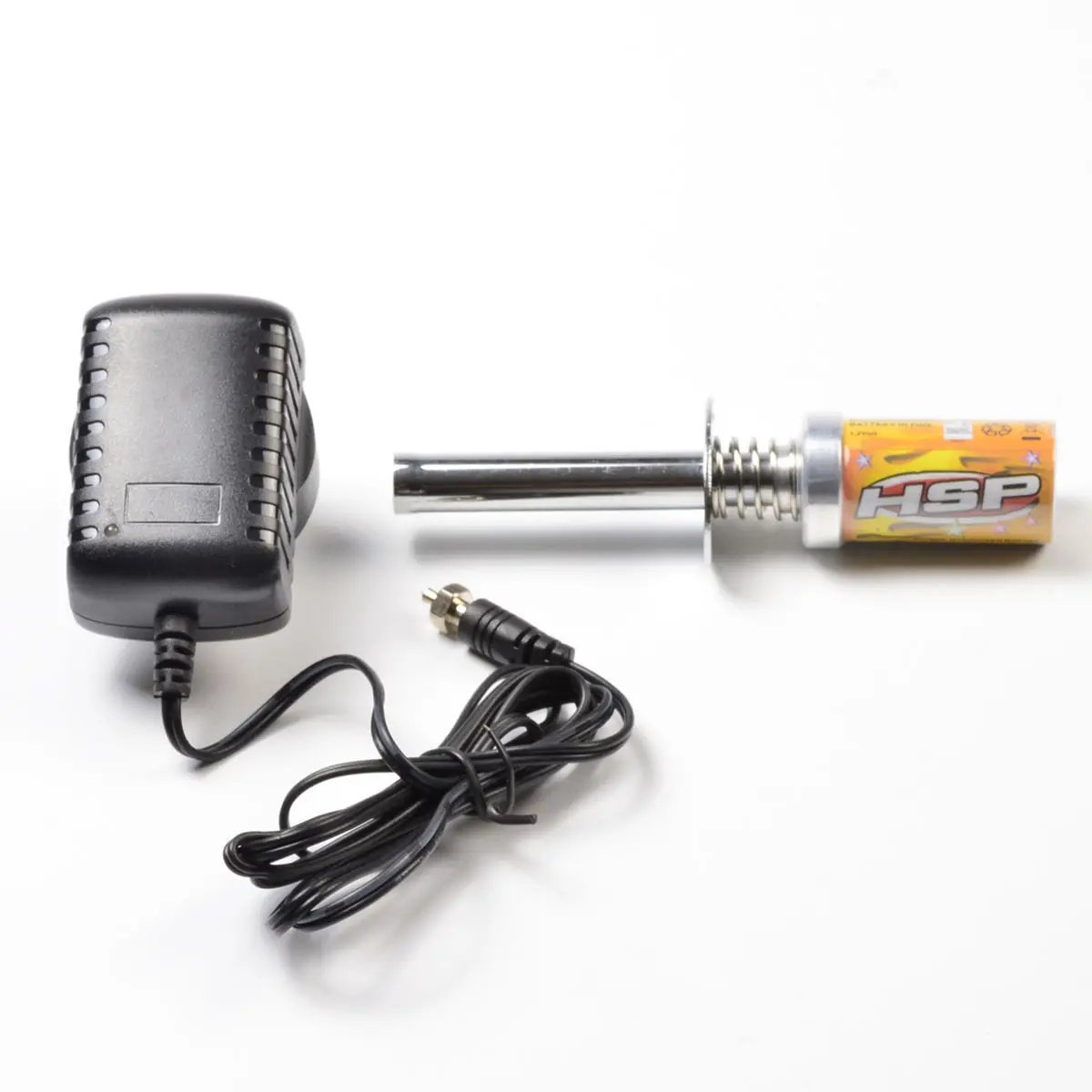 Hsp Nitro Starter Rc Auto Buggy Camion Glow Plug Accenditore Con Caricatore 80101