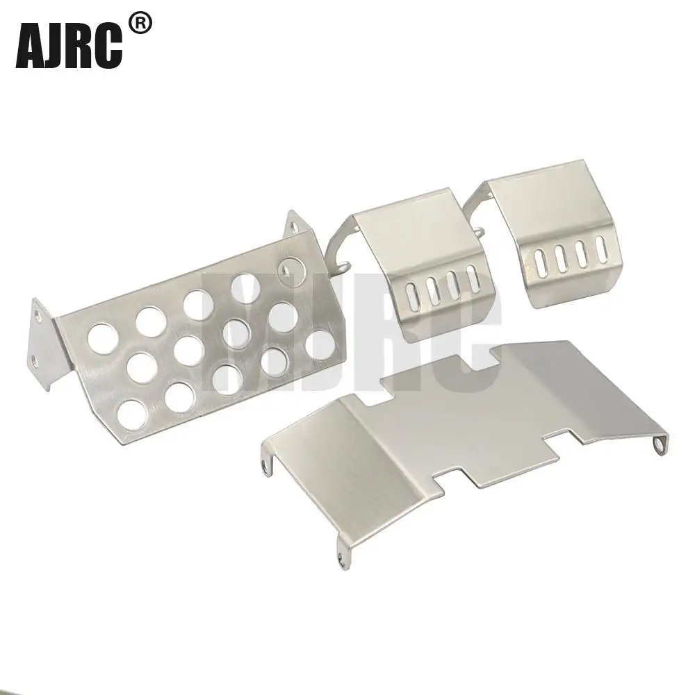 Piastra Di Protezione Dell'Asse Dell'Armatura Del Telaio Dell'Acciaio Inossidabile Del Jrc Per 1/10 Rc Crawler Axial Scx10 Ii 90046 90047 90059 90060