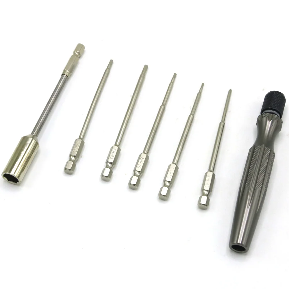 Pocket 6In1 Cacciavite Pinze Presa Esagonale Driver H1.5/2.0/2.5/3.0 Kit Di Strumenti Rc Per Macchina Per La Protezione Delle Piante Quadcopter Diy