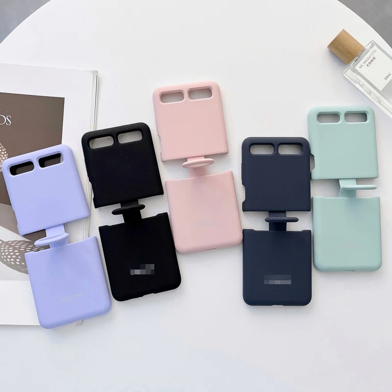 Z Flip 2 Custodia Funda Per Samsung Galaxy Z Flip 3 Z Flip 2 5G Anello In Silicone Liquido Setoso Custodia Protettiva Antiurto Per Telefono