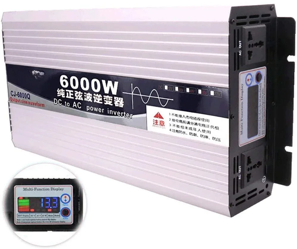 3000 6000 10000 Watt 10Kva 12V 24V Inverter Di Potenza Cc A Onda Sinusoidale Pura