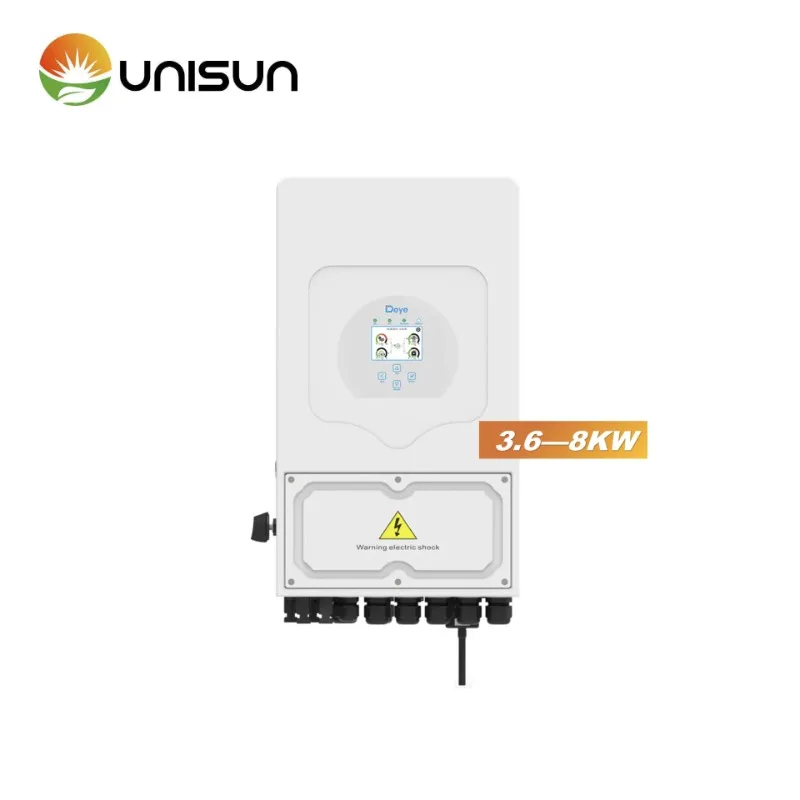 Nuovi Arrivi Deye Hybrid Solar Inverter 6Kw Monofase 6000 Sun-6K-Sg03Lp1-Eu Watt Inverter Ibrido Per Sistema Solare Domestico