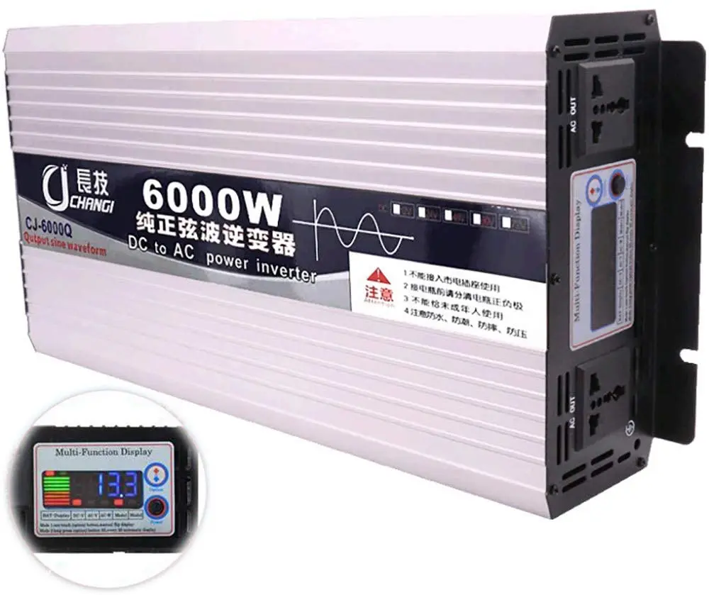 3000 6000 10000 Watt 10Kva 12V 24V Inverter Di Potenza Cc A Onda Sinusoidale Pura
