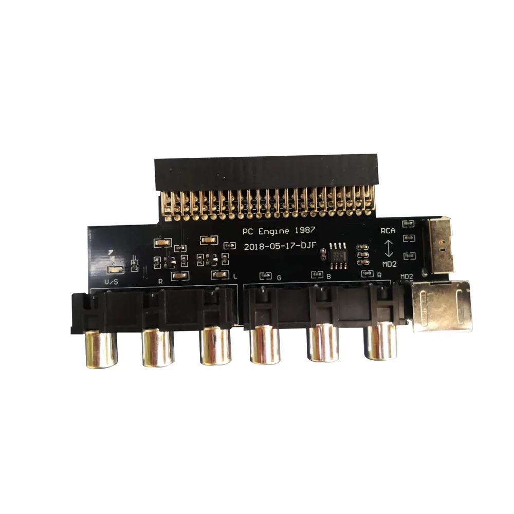 Convertitore Di Uscita Audio Di Uscita Del Segnale Per Scheda Rgbs Per Console Motore Pc Nec Pce Per Trasportatore Grfx Tv Ac Rgbs