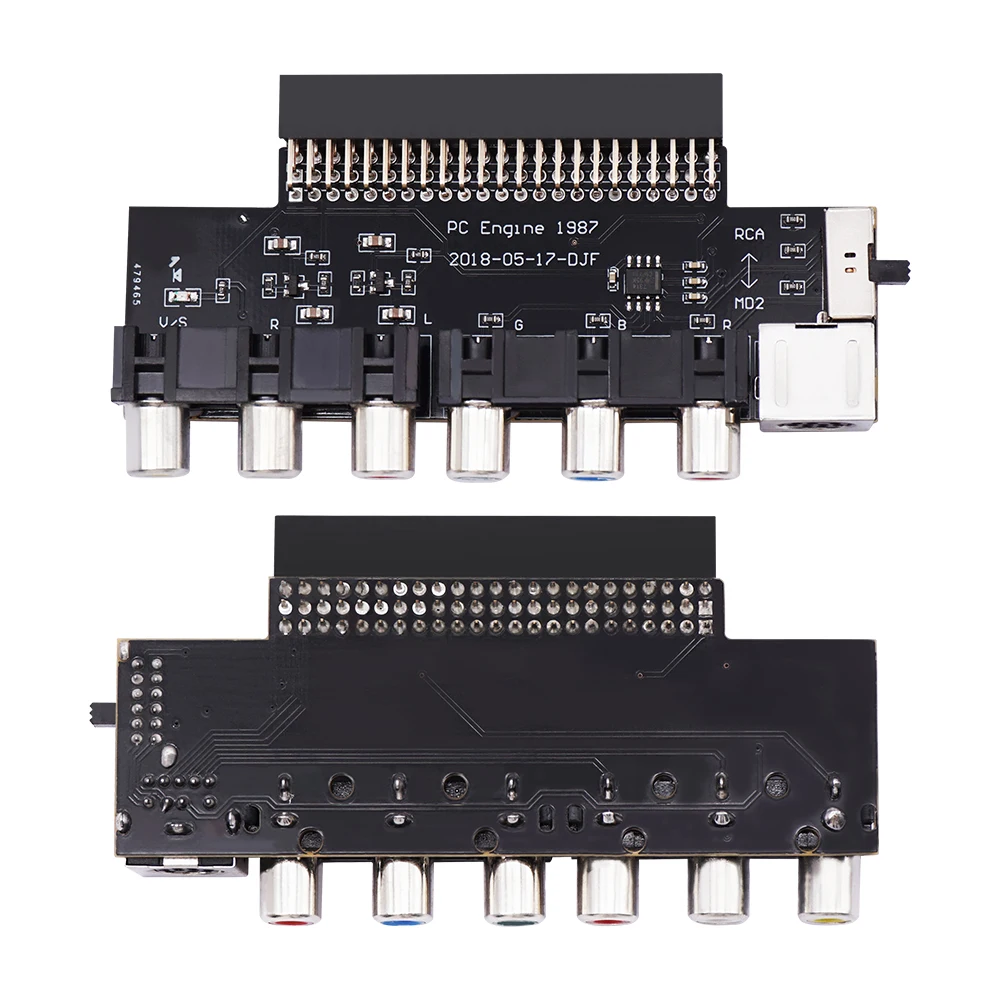 Bitfunx Rgbs Adattatore Per Segnale Video Composito \ Segnale Av Uscita Segnale Scart Rgbs Per Motore Pc Nec/Console Turbografx-16