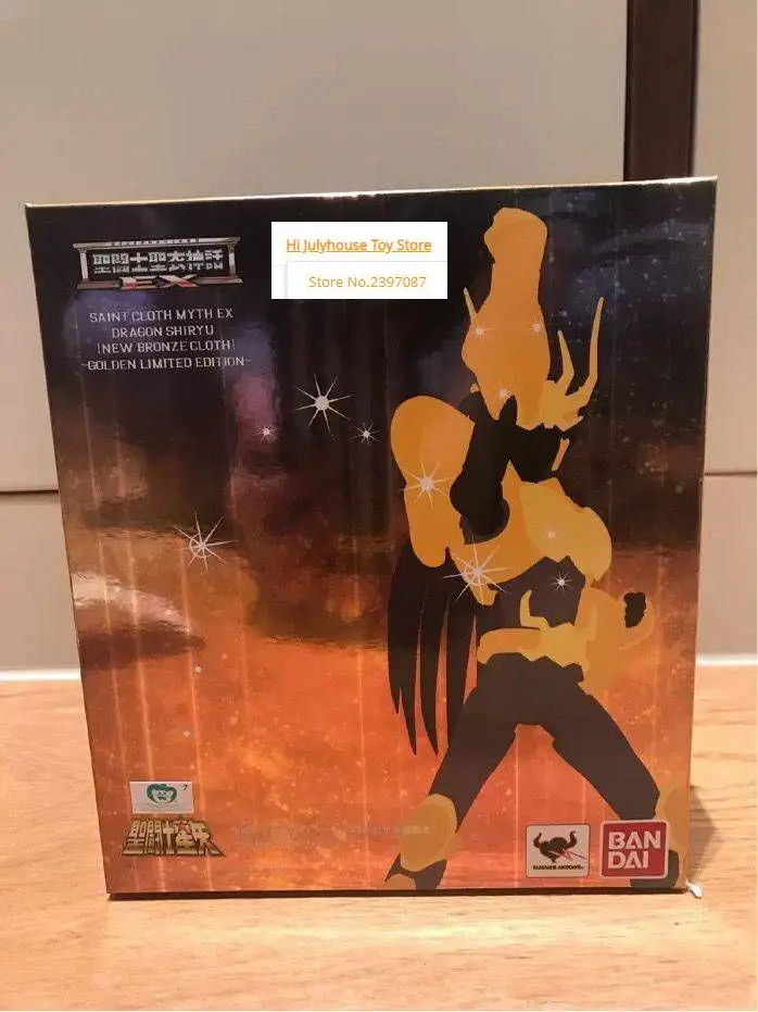 Saint Seiya "Original Bandai Tamashii Nazioni Saint Cloth Ex 30Th Anniversary Limed Action Figure - Golden Dragon Shiryu Ex
