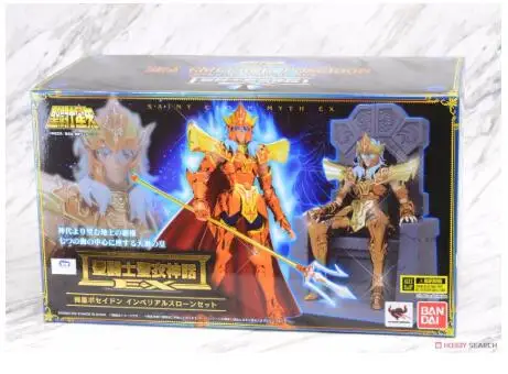 Saint Seiya Bandai Tamashii Nations Myth Saint Cloth Ex Action Figure Sea King Poseidon Luxury Throne Set