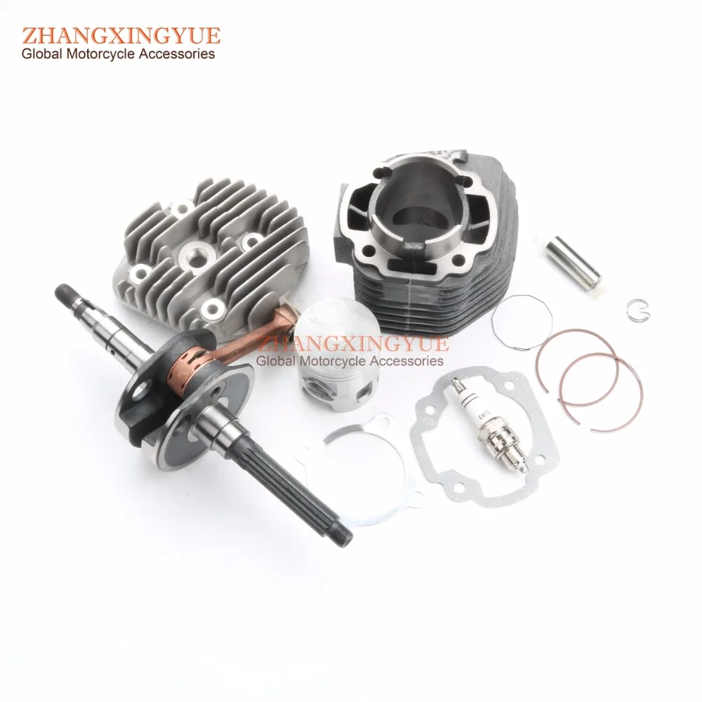 Kit Cilindro 100Cc E Testata Cilindro E Candela E Albero Motore Per Aprilia Scarabeo 100Cc 2001- 2002 Ap8510792 2T