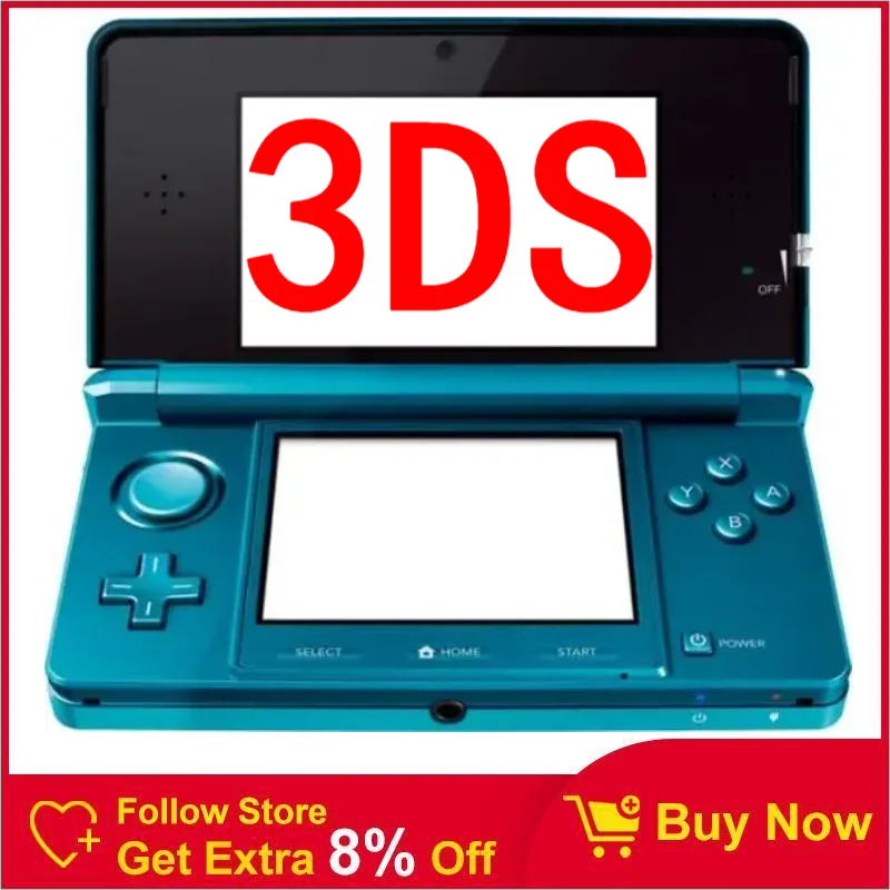 Originale 3Ds 3Dsxl 3Dsll Console Di Gioco Palmare Console Di Gioco Giochi Gratis Per Nintendo 3Ds Trasportare 128Gb Di Migliaia Di Giochi